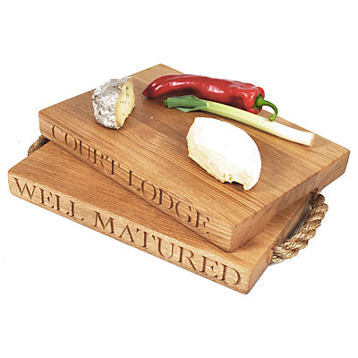 The Oak And Rope Company Personalised Classic Chopping Board, Large The Oak And Rope Company Personalised Classic Chopping Board, Large
